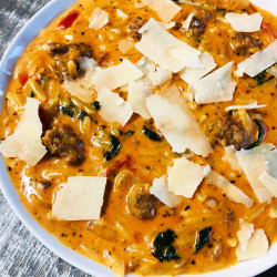 Italian Sausage And Orzo Soup