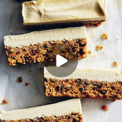 High Protein Carrot Cake Freezer Bars
