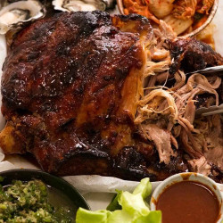 Momofuku Bossam (korean Slow Cooked Pork Shoulder Roast)