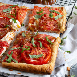 Easy Tomato Ricotta Tart