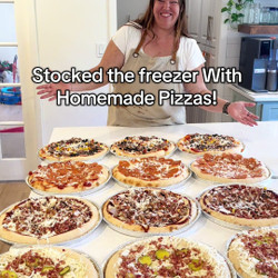 Homemade Freezer Pizzas