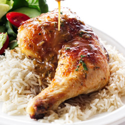 Honey Mustard Baked Chicken Quarters