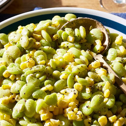 Lima Bean And Corn Succotash