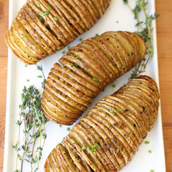 Accordion Potatoes - Rachel Hollis