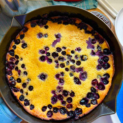 Blueberry Lemon Dutch Baby