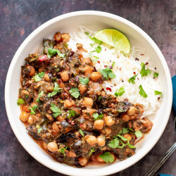 Vegan Baked Chana Saag