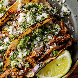 Spicy Shredded Duck Tacos