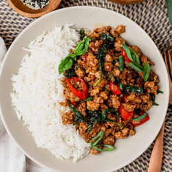 Thai Basil Chicken (pad Kra Pao)