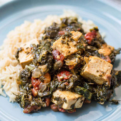 Pressure Cooker Saag Tofu (indian Spinach And Tofu)