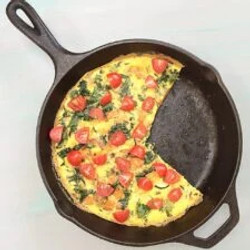 Zucchini, Sweet Potato, &amp; Kale Frittata