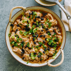 Steamed Chicken With Black Bean Sauce