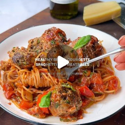Beef &amp; Courgette Spaghetti &amp; Meatballs
