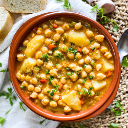 Chickpea Stew | Spanish Potaje De Garbanzos