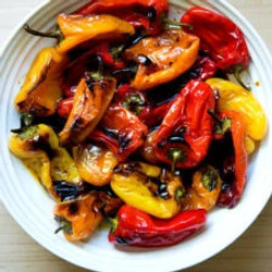 4-ingredient Balsamic Roasted Mini Peppers