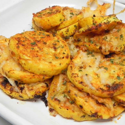 Air Fryer Parmesan Yellow Squash