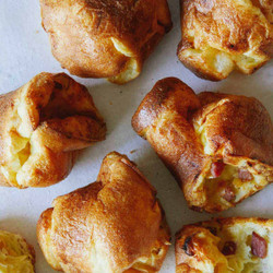 Ham And Cheese Popovers