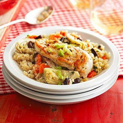 Quinoa With Chicken And Artichokes