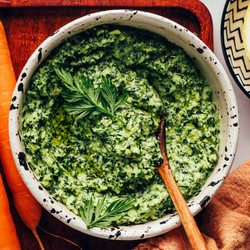 The Best Carrot Top Pesto