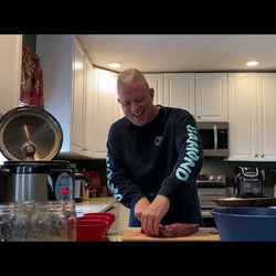 Raw Packing Beef London Broil With The Nesco/carey Pressure Canner