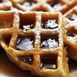 4-ingredient Dutch Cream Waffles