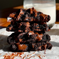 Brown Butter Double Chocolate Chip Cookies