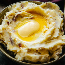 Red Skin Mashed Potatoes With Mascarpone