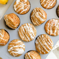 Cottage Cheese Lemon Poppy Seed Muffins