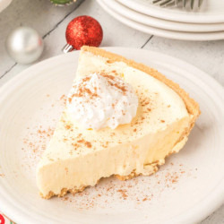 No-bake Eggnog Pie