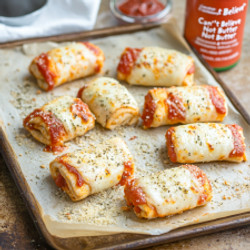 Low-calorie Pizza Rolls (3-ingredient Hack!)