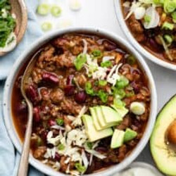 Healthy Slow Cooker Chili