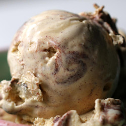 Salted, Malted Cookie Dough Ice Cream