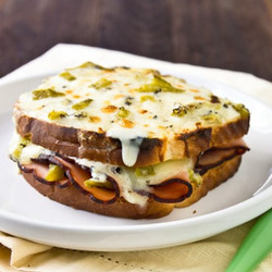 Hatch Green Chile Croque Monsieur