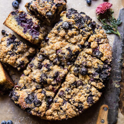 Bursting Blueberry Cardamom Buckle