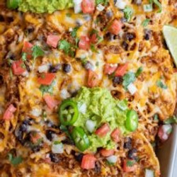 Nachos (Beef + Shredded Tofu versions)