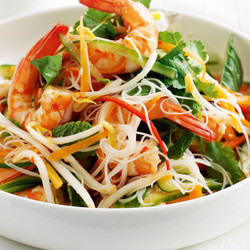 Vietnamese Prawn &amp; Rice Noodle Salad