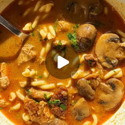 Creamy Rotisserie Chicken And Mushroom Soup