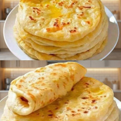 Golden Skillet Cheese Flatbread