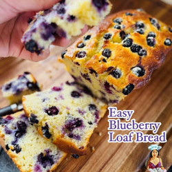 Delicious Blueberry Loaf Bread