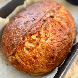 Three Cheese Sourdough Bread