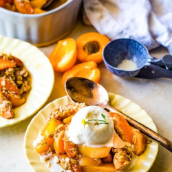 Apricot Crumble