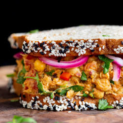 Curry Chickpea Sandwich