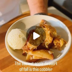 Lazy Apple Cobbler