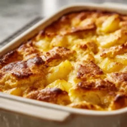Vegan Pineapple Cream Cheese Cobbler