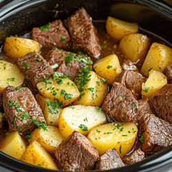 Crockpot Steak And Potatoes