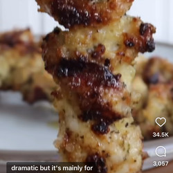Lemon Butter Parmesan Chicken / Chicken Spiedini