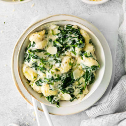 Creamy Spinach Gnocchi