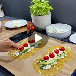 Knusprige Reispapier Taschen
