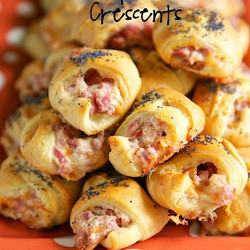 Hot Ham And Cheese Crescents