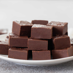 2 Ingredient Chocolate Fudge