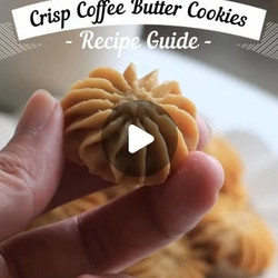 Crisp Coffee Butter Cookies